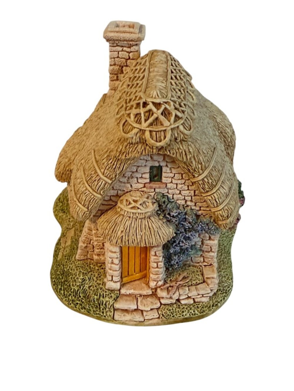 Vintage 1995 Lilliput Lane Button Down Thatched Cottage Figurine England